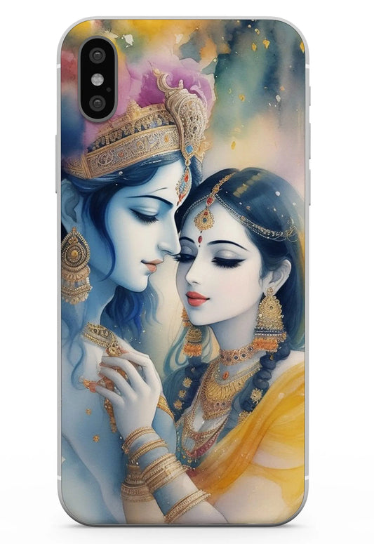 Radhe Krishna Mobile 6D Skin - Mobishieldz