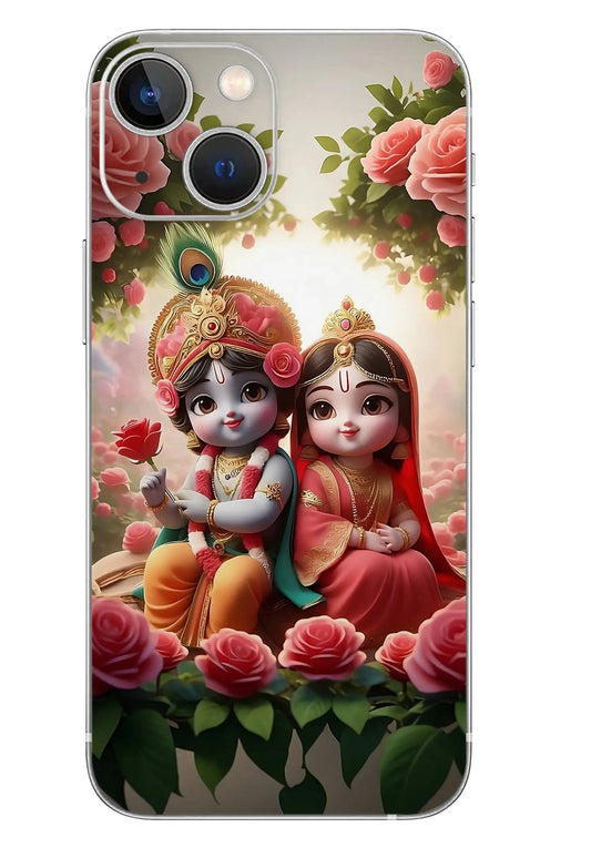 Radhe Krishna Mobile 6D Skin - Mobishieldz