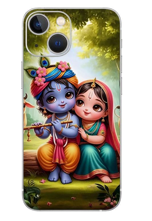 Radhe Krishna Mobile 6D Skin - Mobishieldz